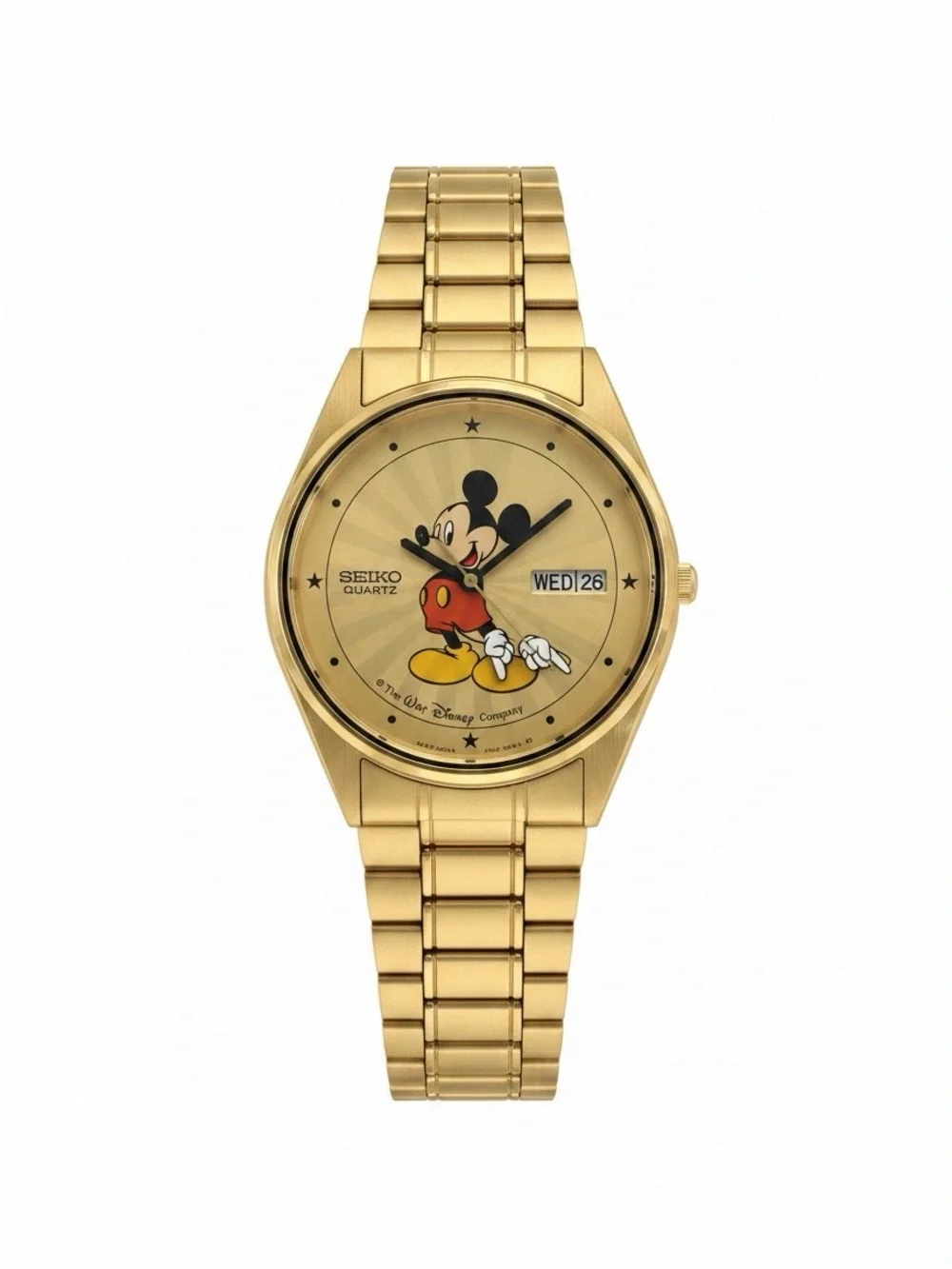 Vintage Seiko Disney Mickey Mouse Quartz Watch – New with Box & Manual